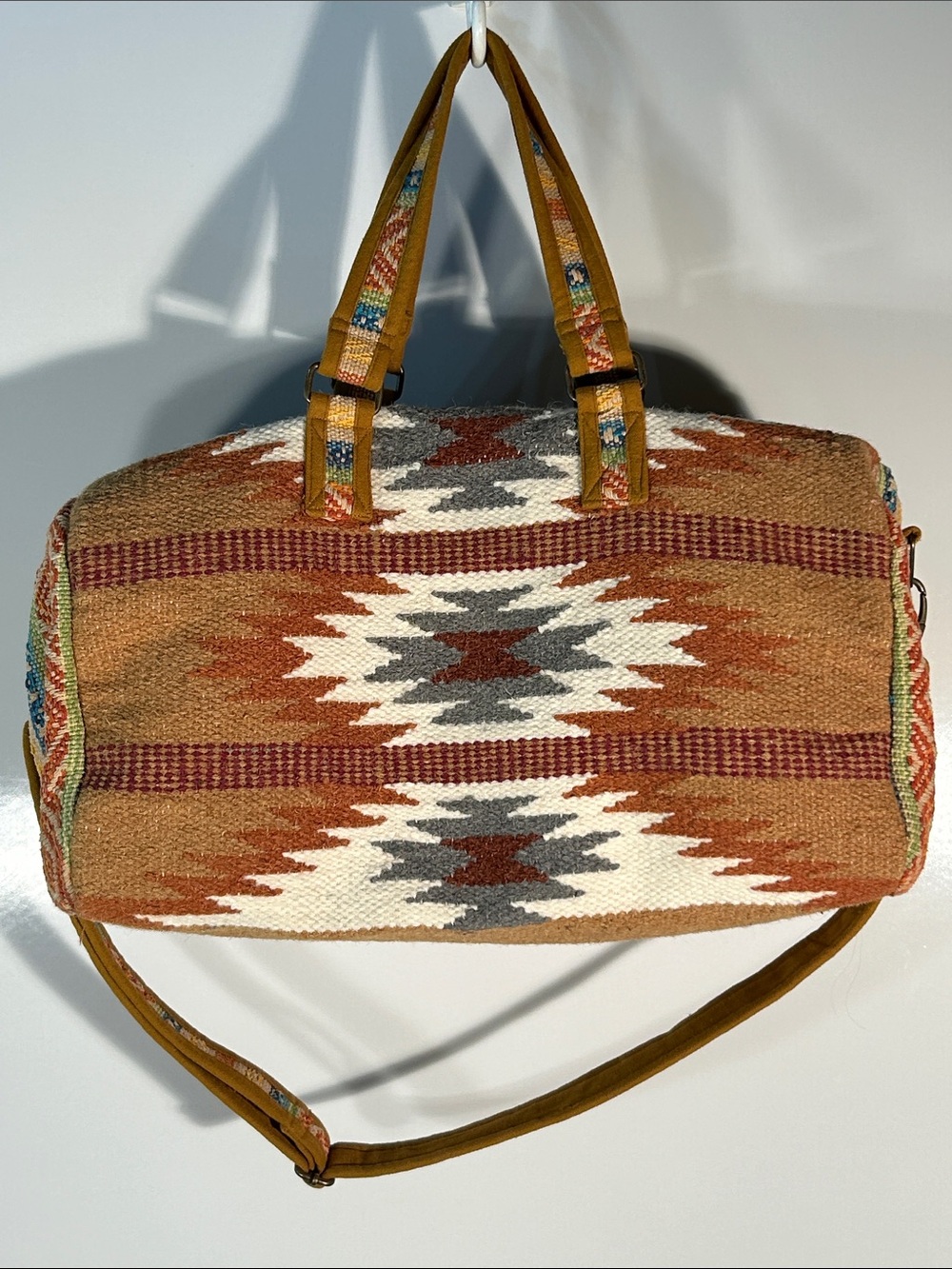 Panache Apparel Southwest Pattern Carpet Duffel Bag Weekender Carry On Travel